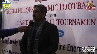 Dr. Shaji Prabhakaran, President, FD (DSA) Congratulates Paschim Heroes Dynamic Football Academy