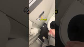 Be Careful On Airplane Restrooms✈️😲(@Meruyertnu) #shorts #short