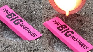 EXPERIMENT: LAVA vs BIG ERASER.