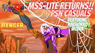 MvC2 - PSN Casuals - MSS-Lite Returns! Khaos vs Ironik/Kachorro 08/13/24