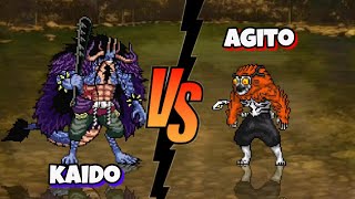 Kaido Vs Agito one piece x jujutsu kaisen fights / mugen