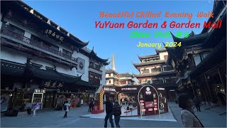 YuYuan Garden and Garden Mall  I  Shanghai  I  China  I  January 2024  I  4K  I  60pfs#travelvlog