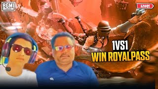 1v1 win royal pass| playing with subscribers  | #shortsfeed #short #viralshort  @M_YADAV_is_LIVE