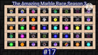 The Amazing Marble Race Season 3 Part 17 (Marble Run 2d)