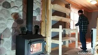 How to build a knotty pine Baker's rack At my off grid cabin