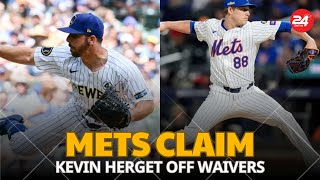 Mets Claim Reliever Kevin Herget Off Waivers from Brewers