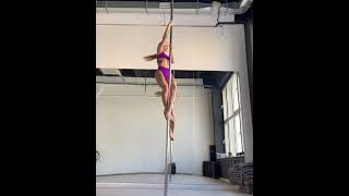 Pole dance spin combo intermediate to advanced | Peter Manos - In my head