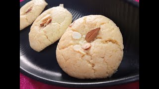 Nankhatai Recipe - Easy Eggless Nan khatai Biscuit | Indian Cookies