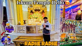 Iskcon temple delhi 2023 😍 | Radha Krishna Temple | Iskcon Temple Delhi Aarti | Iskcon temple vlog