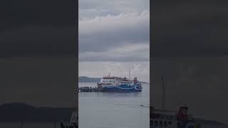 Kapal Ferry bersandar di pelabuhan NBS...!!! #shorts