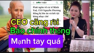 Drama CEO Nguyễn Phương Hằng tuyên chiến với thầy Thích Minh Tuệ  #thichminhtue #nguyenphuonghang