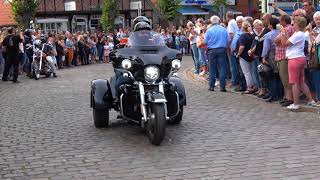 Grosse Ausfahrt bei den 24. Fehmarndays of American Bikes 2017