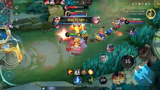 Playing Tigrel not easy for a mage player Mobile Legends tigrel gameplay