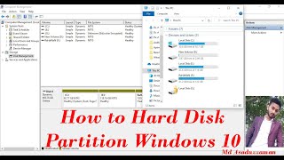 How to Hard Disk Partition on Windows 7/8/10/11 2021 || How to Hard Disk Partition Windows 10 2021