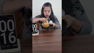 60 SECOND Kachori Eating Challenge  #shorts #ashortaday #eatingchallenge #minkutinku #fastfood