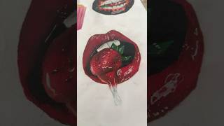 lip drawings.. which one is your favorite? #art #drawing #artist #sketch #shorts