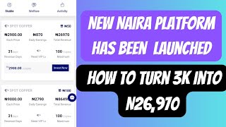 New Naira Investment App Has Been Launched | How To Turn 3K Into N26,970 (With  BARRICK Investment)