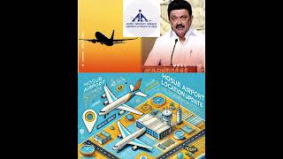 🛫 Hosur International Airport Location Update | ஓசூர் விமான நிலையம் 2 இடம் தேர்வு செய்த AAI | TN 24