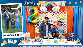 Virat's Cocomelon Themed 2nd Birthday Party Vlog | Cocomelon Theme Birthday Party Ideas At Home