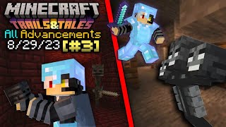 INSANE Wither Skulls Luck for the CRAZIEST Wither Fight & MUCH MORE! | 1.20 All Advancements [#3]