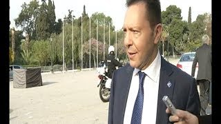 Informal ECOFIN Day 2 - Arrivals, Athens 02.04.2014