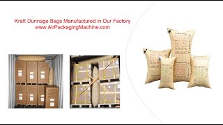 Kraft Dunnage Bags Manufactured in Our Factory