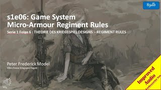 s1e06: Game System Micro-Armour Regiment Rules