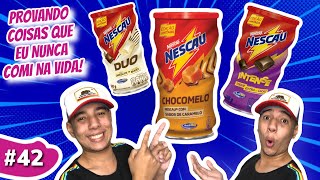 PROVANDO NOVOS SABORES DIFERENTES DE NESCAU: NESCAU DOU NESCAU INTENSE E NESCAU CHOCOMELO - #42