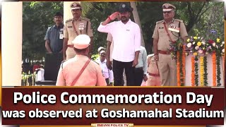 Hyderabad | Police Commemoration Day was observed at Goshamahal Stadium