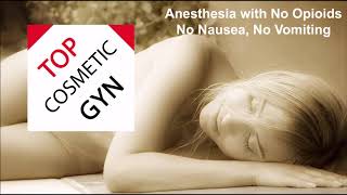 Cosmetic Surgery Anesthesia No Nausea No Vomiting No Opioids