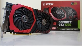 MSI GTX 1060 GAMING X Benchmark, GTA V, Mad Max, Armored Warfare Game Test Full HD