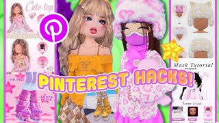 WINNING Using BEST FALL PINTEREST HACKs in Dress To Impress on Roblox DTI!