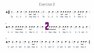 RHYTHM EXERCISE WITH 2/2 TIME SIGNATURE (CUT TIME)  #musiclessons  #musictheory