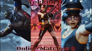 Tekken 8 Online Matches 2 (King, Asuka, Azucena)