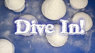 ASMR | Pure White Baking Soda Domes | 2 Textures | Dive In!