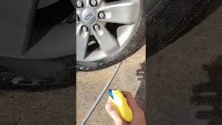 How to clean your dirty tires! #comedy #houstondetailing