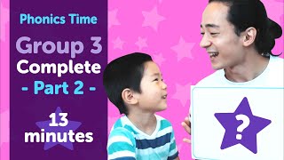 Group 3: Complete Collection - Part 2 | Phonics Time with Masa and Junya | Made by Red Cat Reading