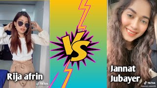 Jannat Jubayer vs rija afrin new tiktok battel fight 2021😲 @tiktokns