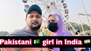 🇵🇰 Pakistani girl in india 🇮🇳 with husband || Delhi chandni chowk market || Rizwan sidra vlog 😍