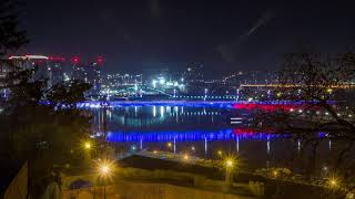 Belgrade-Kalemegdan-Night Time Laps 4K