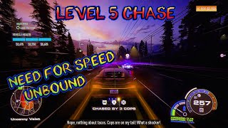 Need for Speed Unbound 2022 -Level 5-4 Heat Chase and Escapes