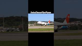 Chair Airbus A320 takeoff at Zurich Airport