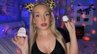 ASMR Mean girl does your Halloween makeup🎃💄