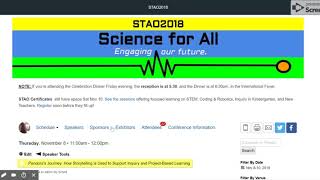 STAO2018 - Sched - how to find presenter resources