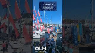 A perfect day at the Annapolis Sailboat Show, City Dock Annapolis, MD. Check it out! 10/12-10/15