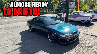 Getting the S14 ready to drift!!!