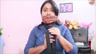 Gagged How to Tie a Tie knot fun Tutorial | Gagged Funny Talk | SreyaandRayan