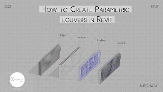 How to create parametric louvers in Revit