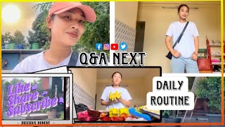 Daily routine in rent || next video Q&A || day in college work gone failed