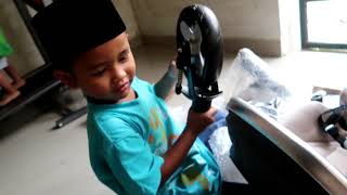 Unboxing Stroller 2 Seat Bareng Bocah-bocah